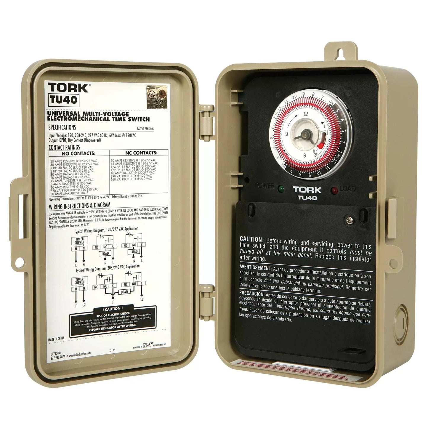 NSI TORK® Electromechanical Time Switch