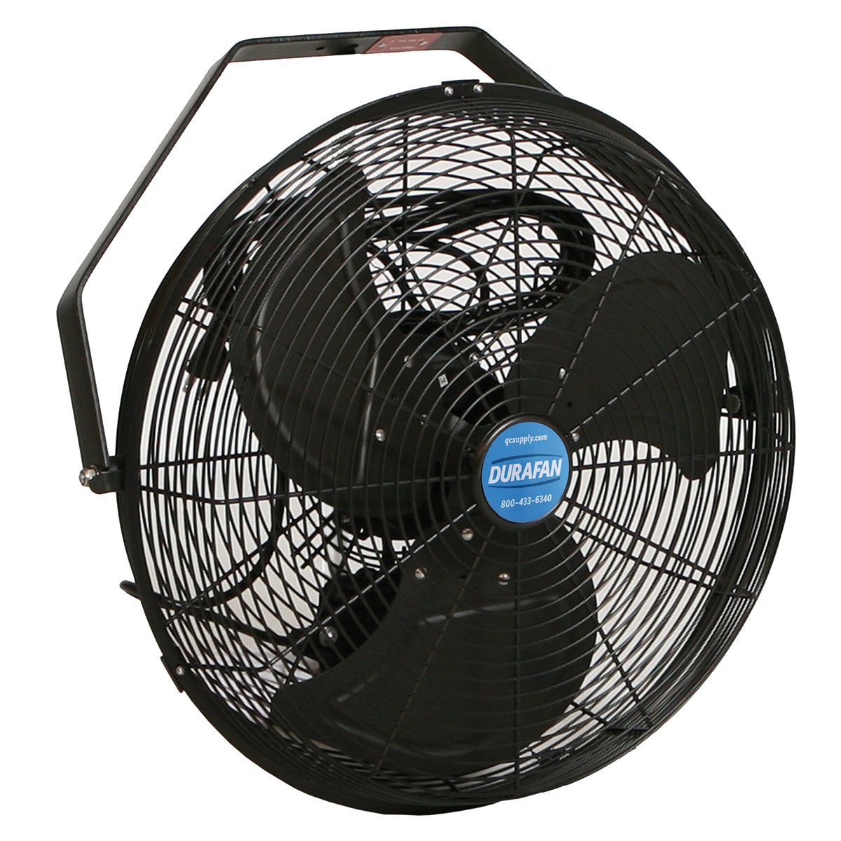 DURAFAN® Indoor/Outdoor Non-Oscillating Wall Mount Fan - 14" Black