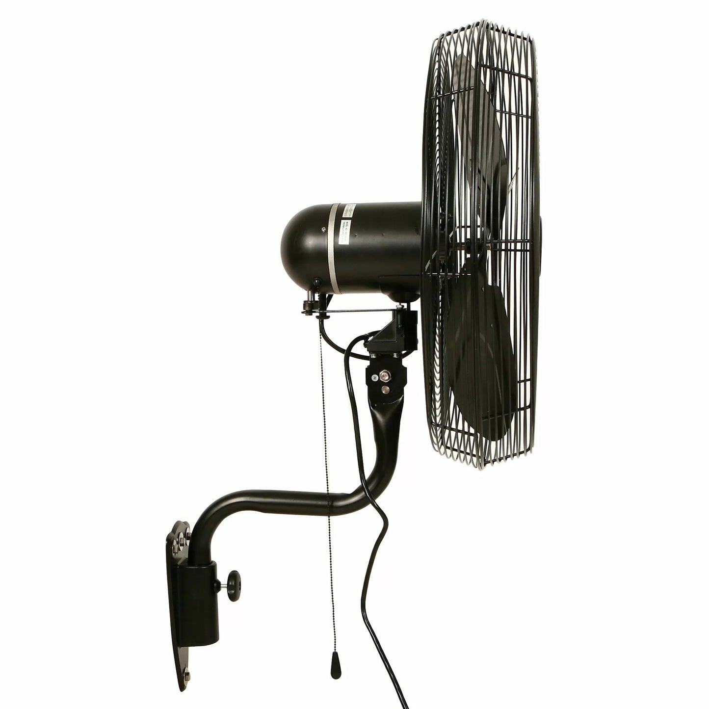 DURAFAN® Indoor/Outdoor Oscillating Wall Mount Fan - 24" Black