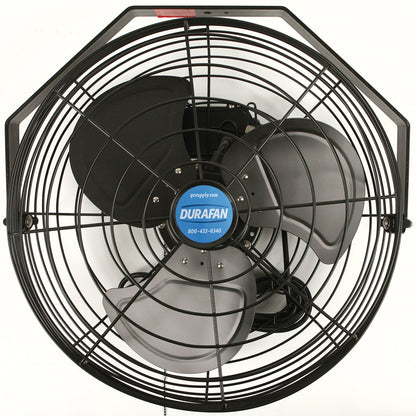 DURAFAN® Black Circulating Fan With Wide Guard - 18"