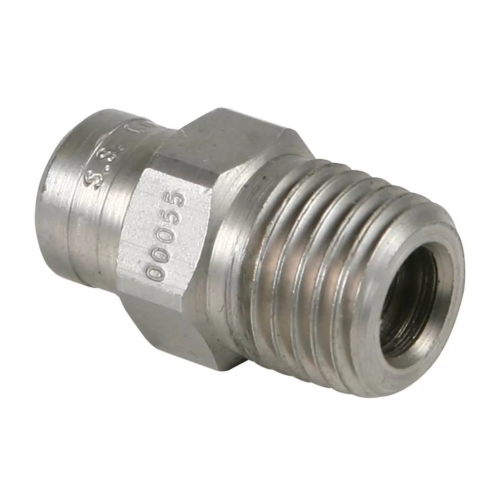 Stainless Steel Power Wash Spray Nozzles - 5.5 x 0 Degree