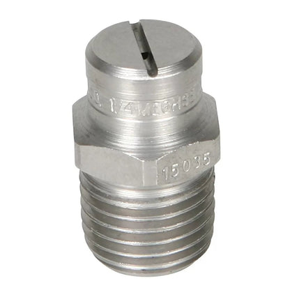 Stainless Steel Power Wash Spray Nozzles - 3.5 x 15 Degree