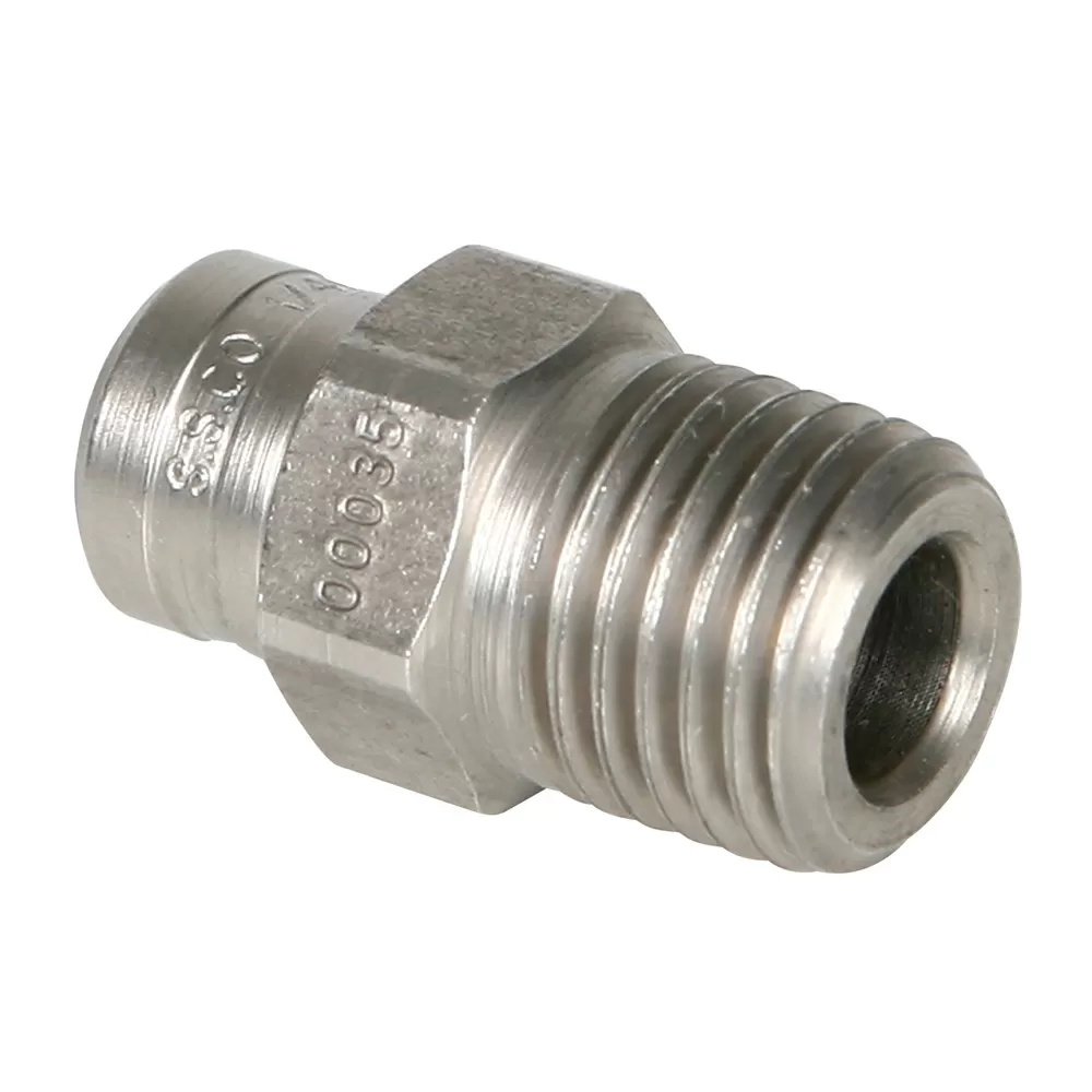 Stainless Steel Power Wash Spray Nozzles - 3.5 x 0 Degree