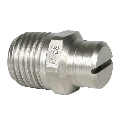 Stainless Steel Power Wash Spray Nozzles - 7 x 25 Degree