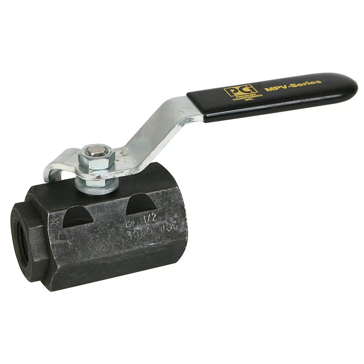 High Pressure 1/2" Carbon Steel Ball Valve - 3,000 PSI