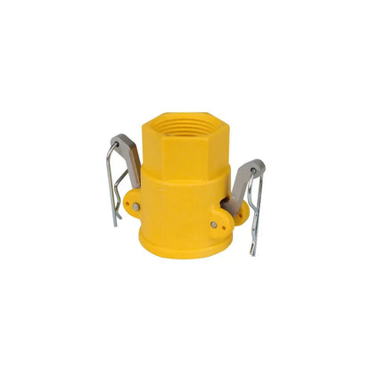 Part D NyGlass Coupler x Female NPT with Stainless Steel Handle