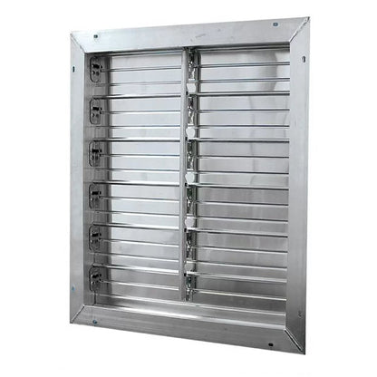 J&D Manufacturing Aluminum Intake Shutter Only  Single Panel