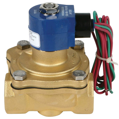 Brass Solenoid Valve  120 Volt (Normally Closed