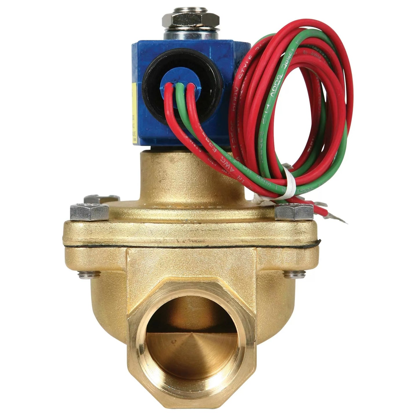 Brass Solenoid Valve - 1" - 120 Volt (Normally Open)