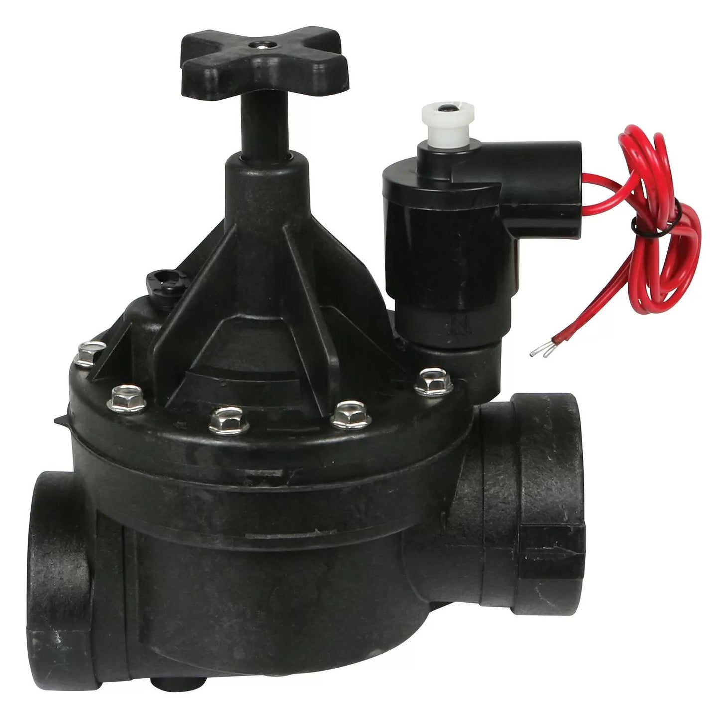 Solenoid Valve with Flow Control  1 1/2" Female Thread