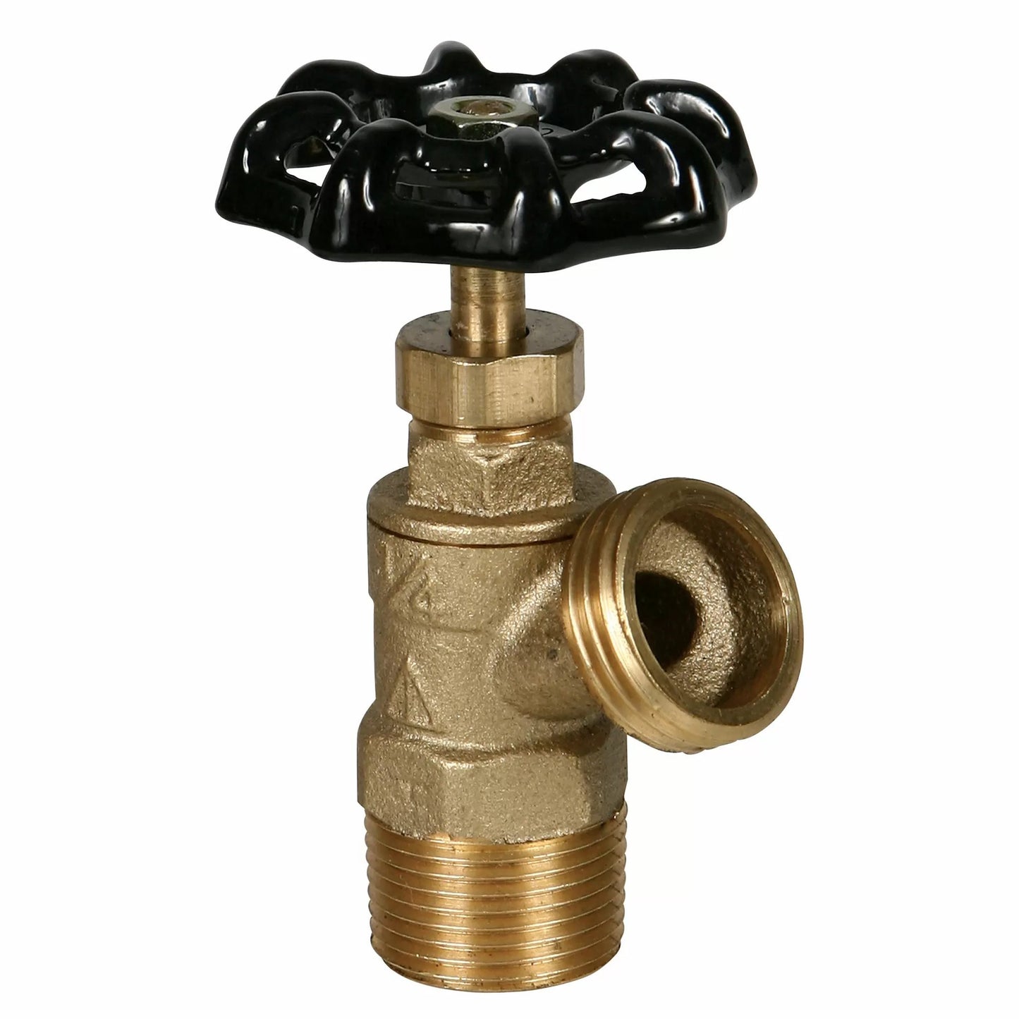 Brass Boiler Drain - 3/4" MPT x 3/4" GHT