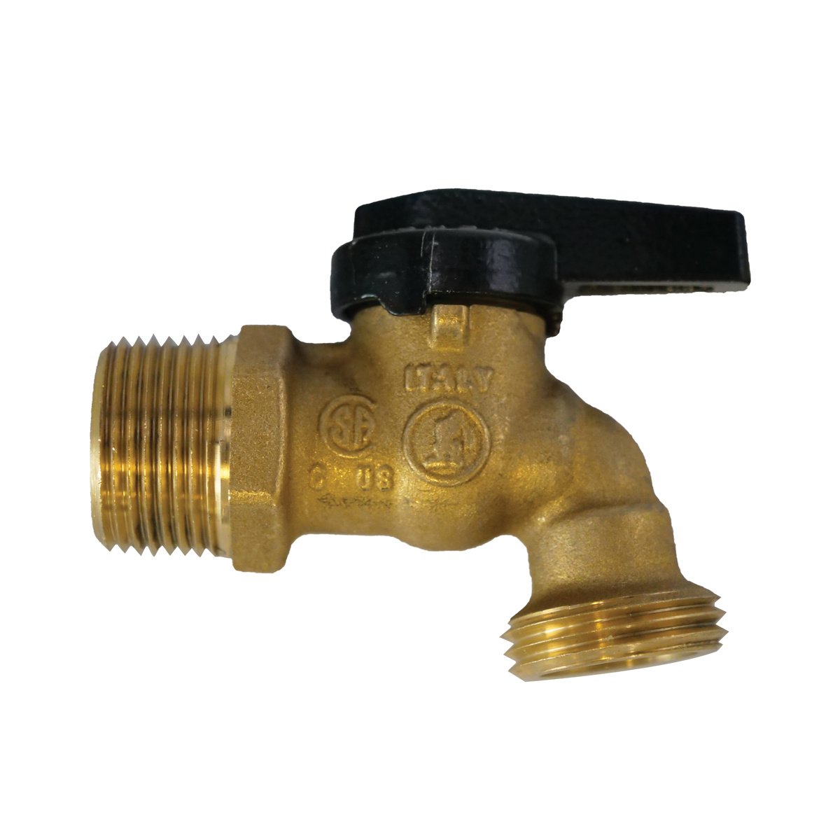 Brass Ball Valve - Compact 3/4" MPT x 3/4" MGHT