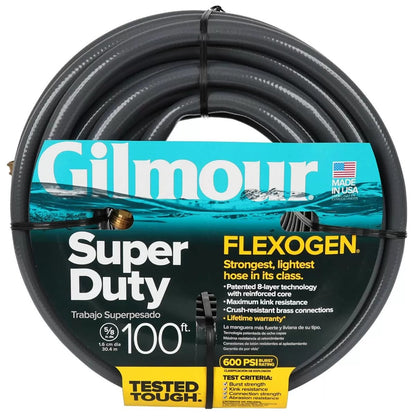 Gilmour® Flexogen® Super-Duty Hose - 100' x 5/8"