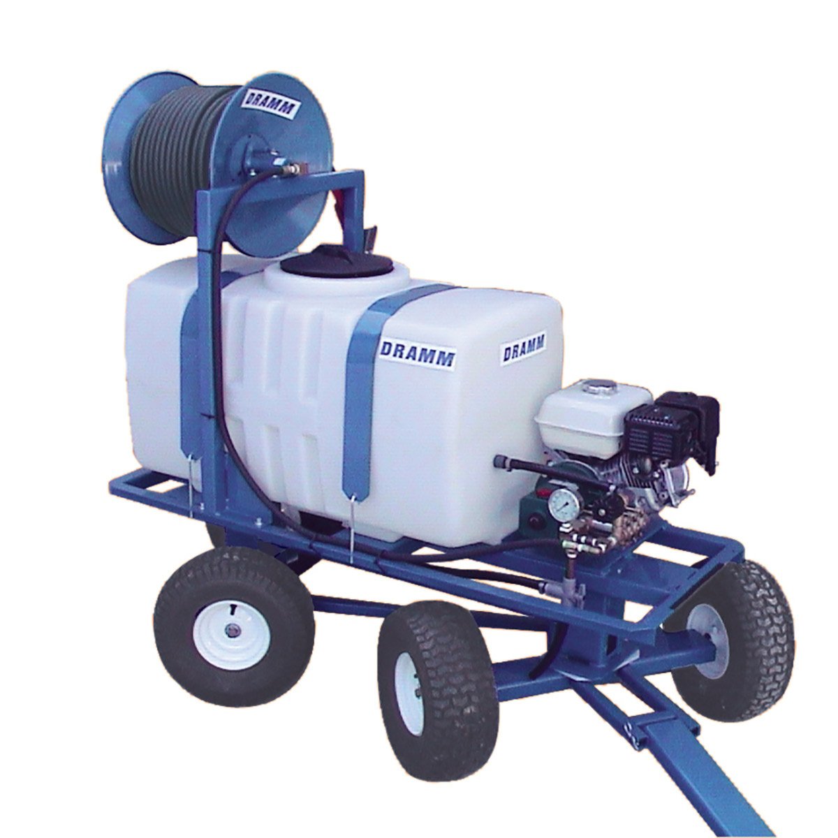 Dramm Hydra™ Spraytrax, 50 gallon, 115v motor, 150' hose