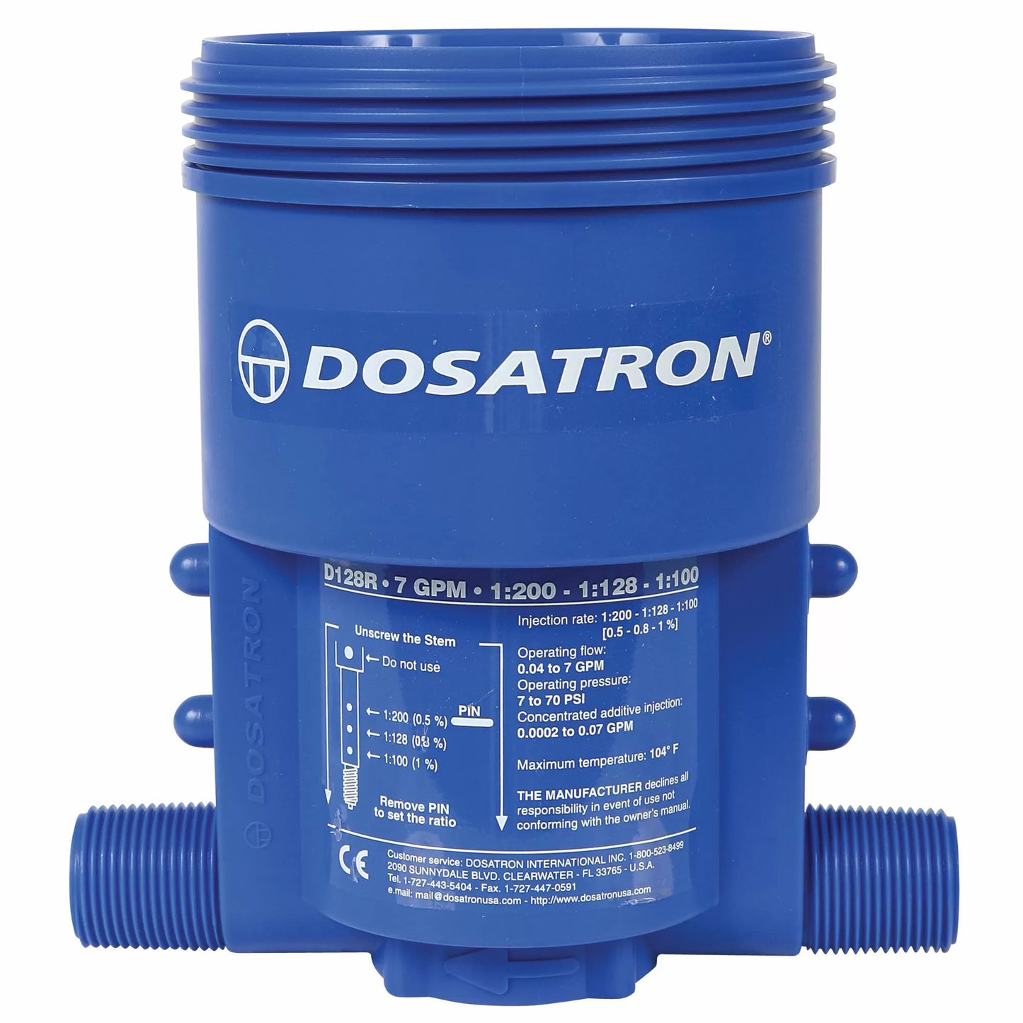 Dosatron® D128R Medicator Repair Parts