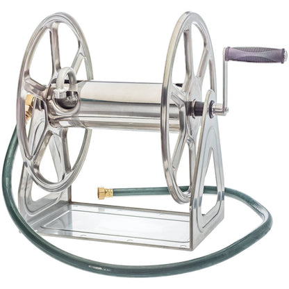 Liberty Garden Dual Mount Stainless Hose Reel