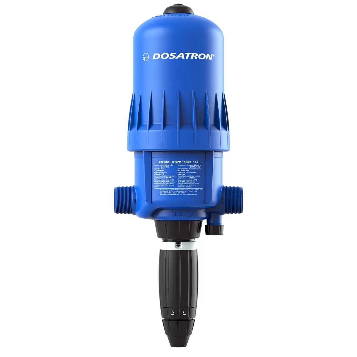 Dosatron® D40MZ2 Injector - No Bypass Top