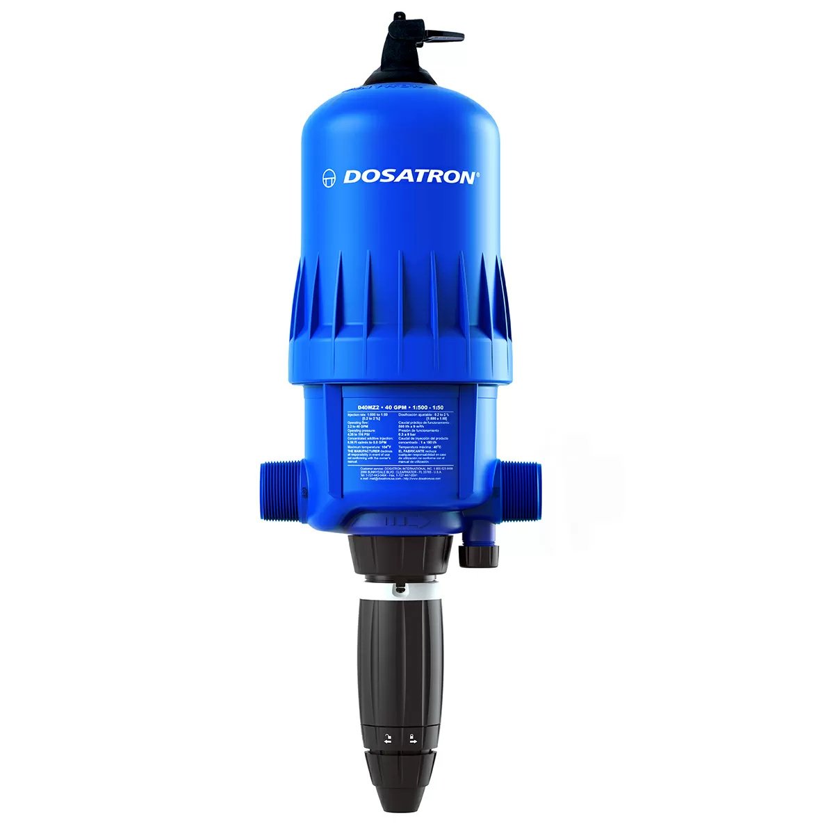 Dosatron® D40MZ2 Injector - Bypass Top