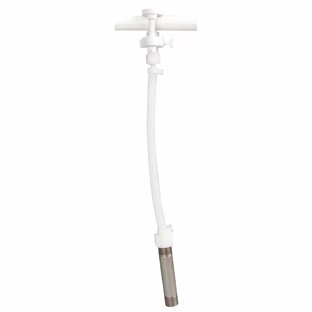 Plumbing Kit With Saddle Shut Off & Clear Hose - 6'