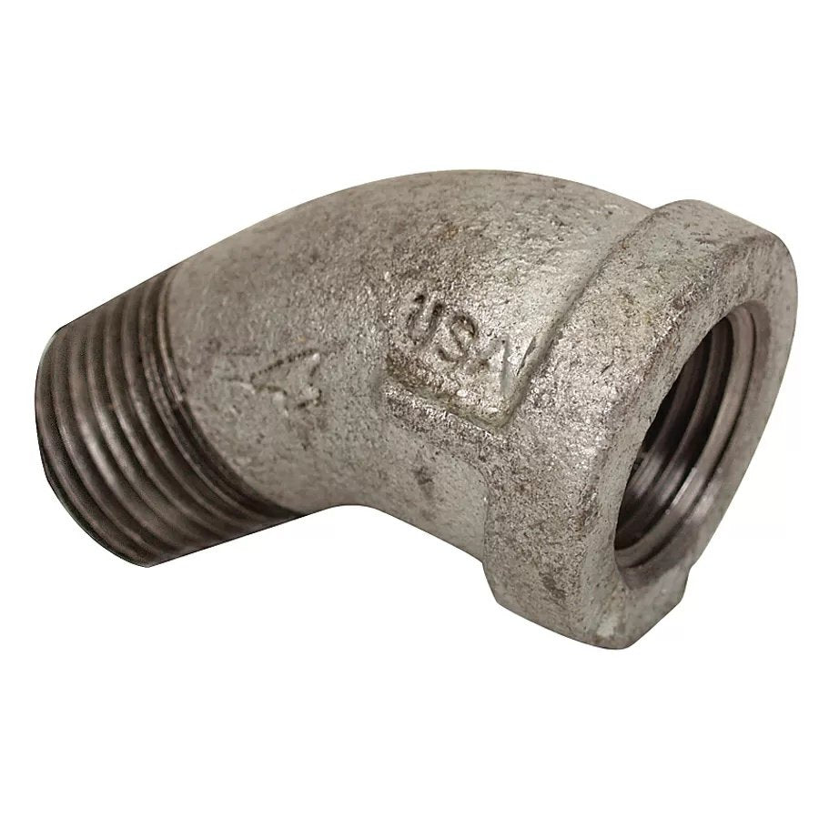 Galvanized 45°Street Elbow - 1/2"