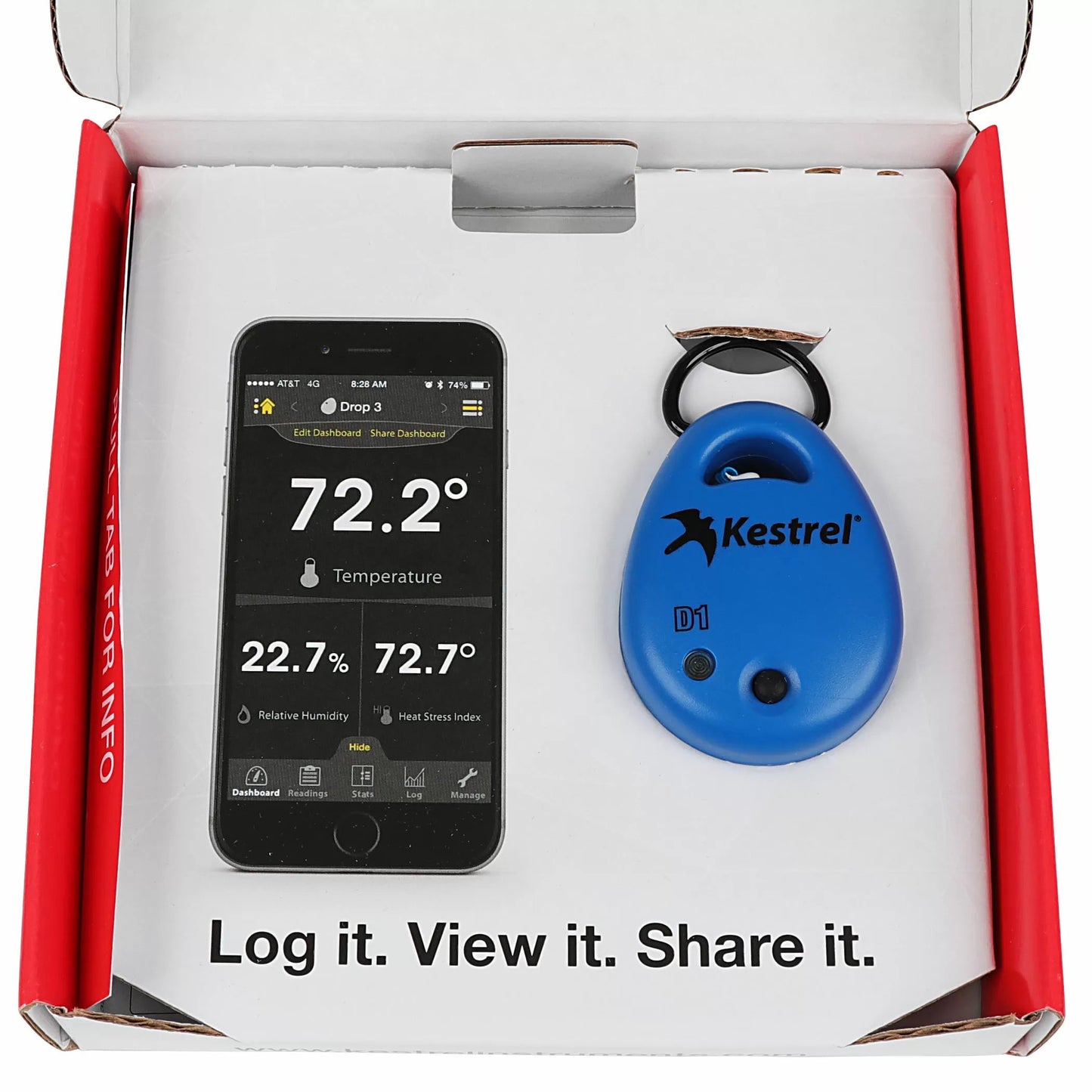 Kestrel® DROP® D1 Wireless Temperature Monitor & Data Logger