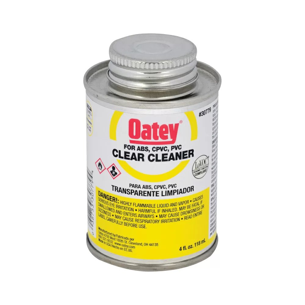 Oatey® Clear PVC Cleaner - 4 oz.