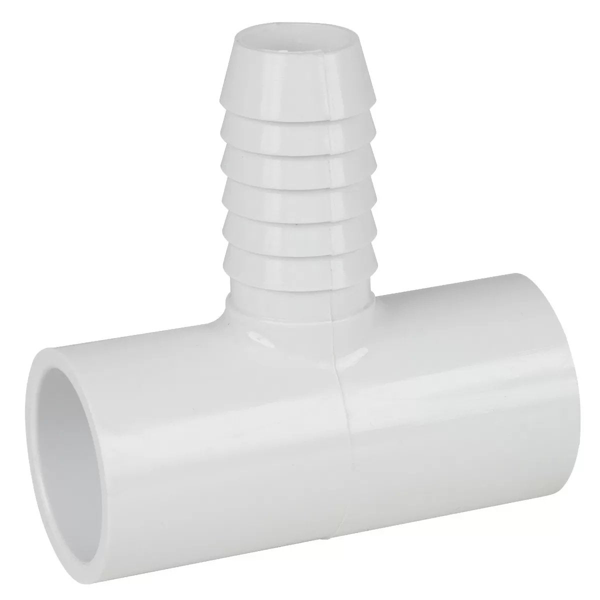 PVC Transition Tee for Polyethylene Hose Laterals - 3/4" x 3/4"