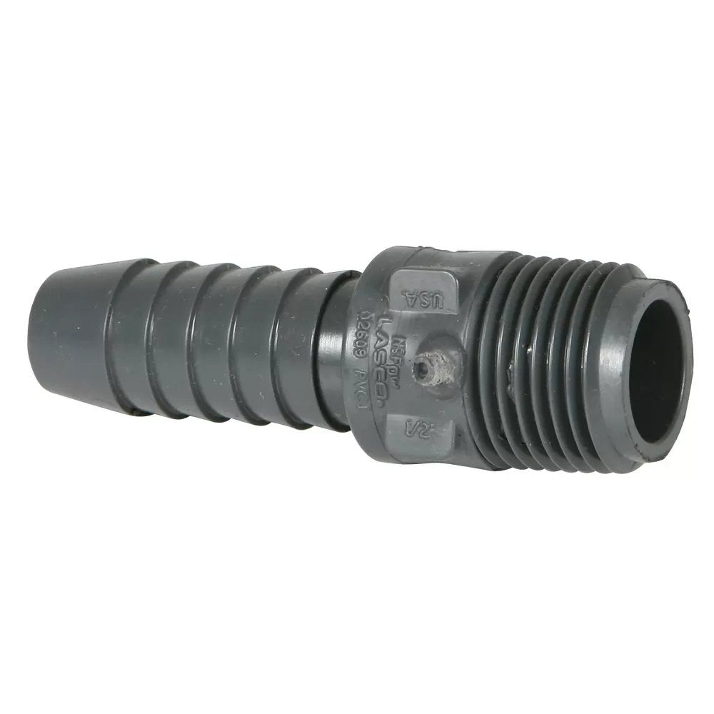 Schedule 80 Male Adapter - 1/2" MPT x 1/2" HB