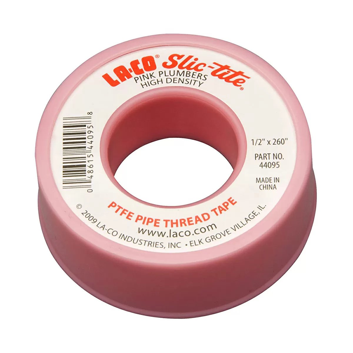 LA-CO® Slic-tite® Pink Pipe Thread 1/2" x 260"