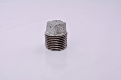 JMF Galvanized 1/2" Square Head Plug