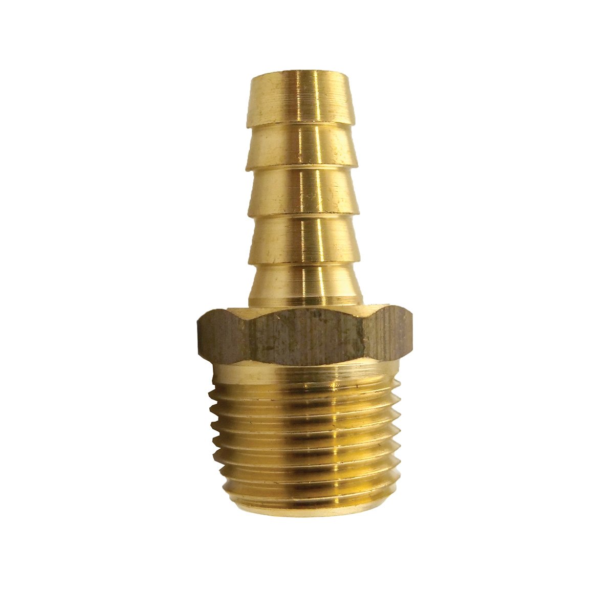 JMF 3/8" Brass Hose Barb Adapter MIP