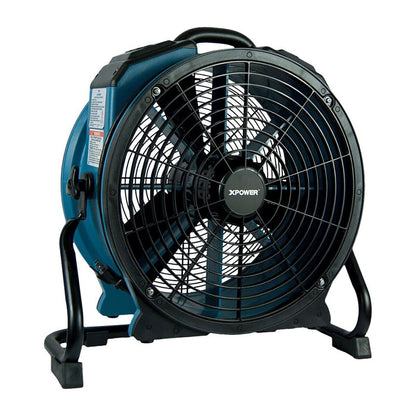 XPOWER X-47ATR Professional Sealed Motor Axial Fan, 1/3 HP