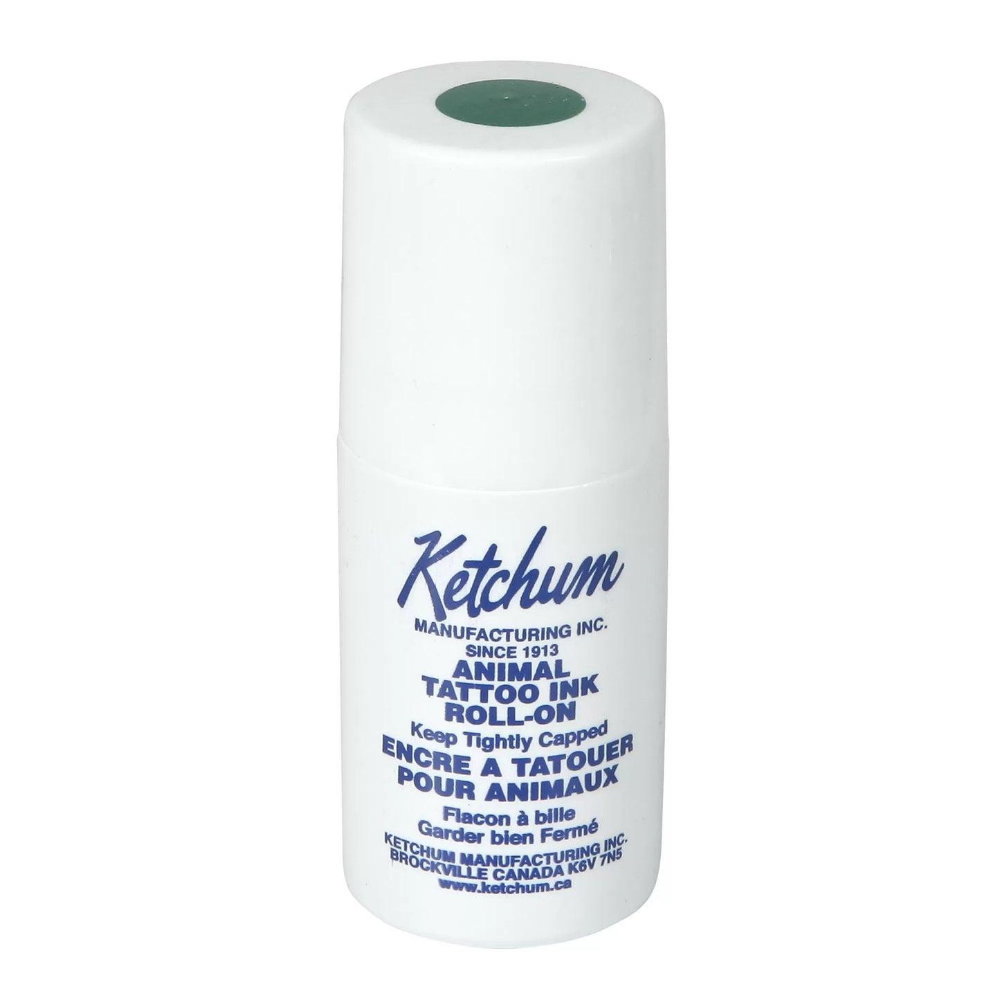 Ketchum Permanent Green Tattoo Roll-On Ink - 2 oz.