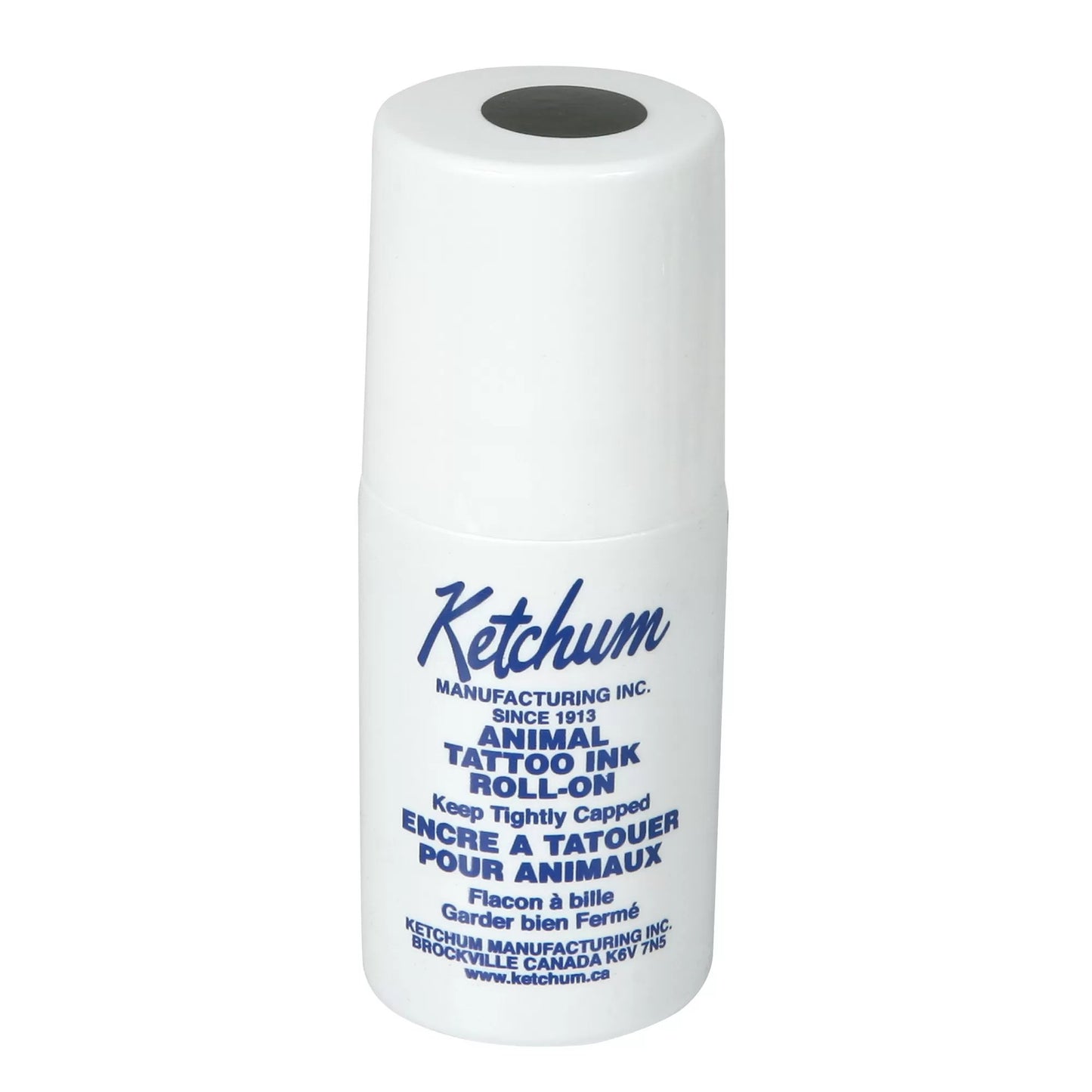 Ketchum Permanent Black Tattoo Roll-On Ink - 2 oz.