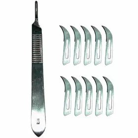 Scalpel Handle and #12 Hook Blade Kit