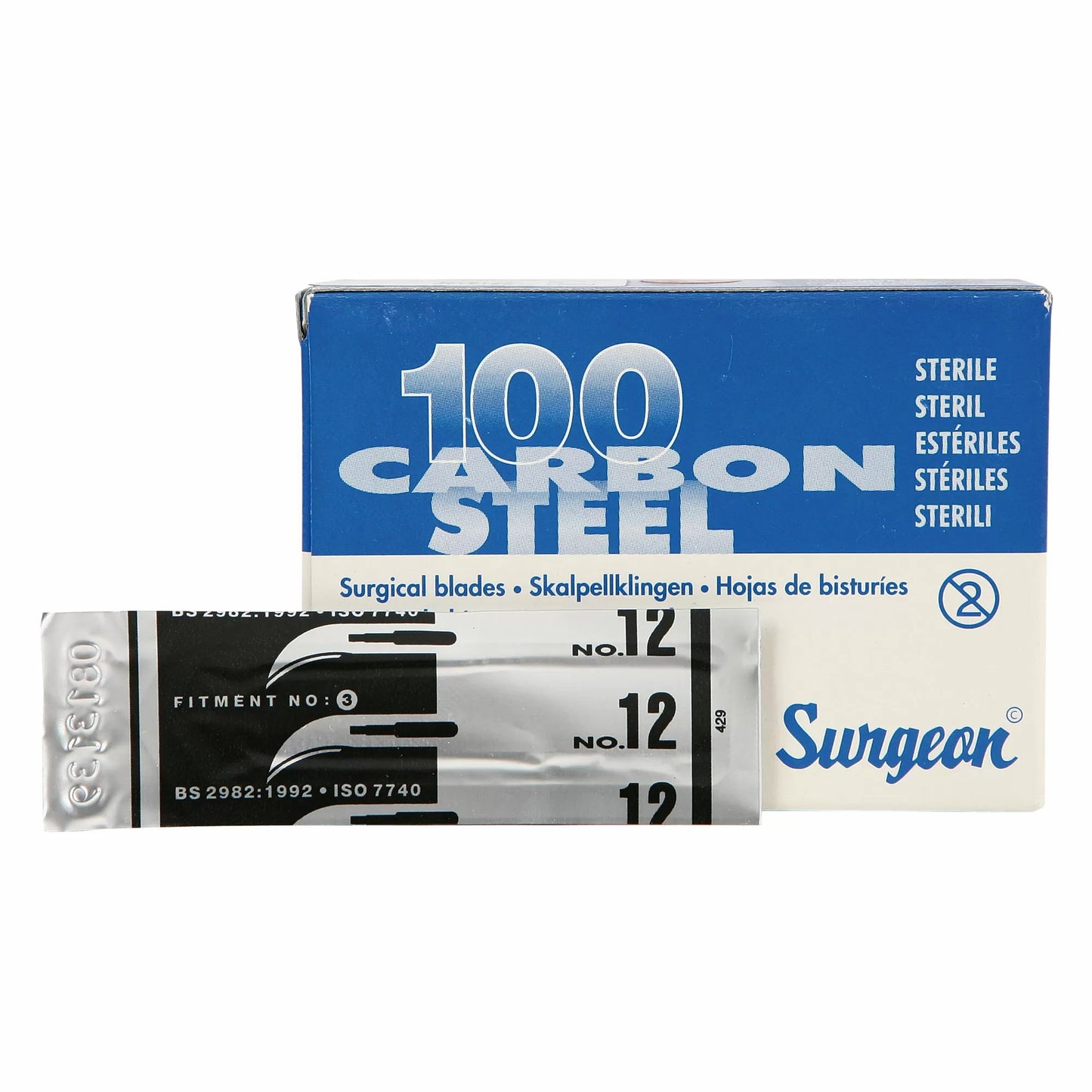 Scalpel #12 Hook Blades (Box of 100)