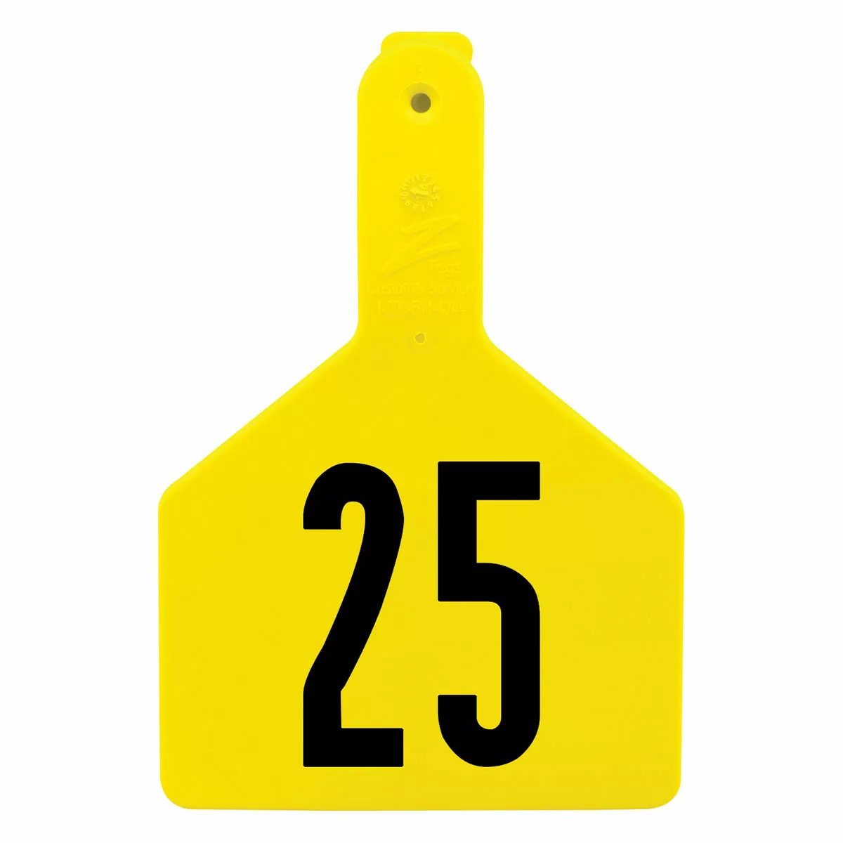 Z Tags® Large Numbered Cattle No-Snag® Ear Tags - 25/Bag