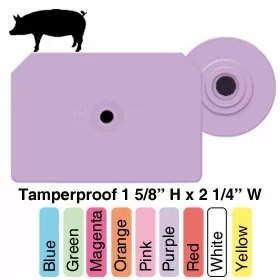 Allflex® Integra™ Tamperproof™ Hog Male - 25/Bag