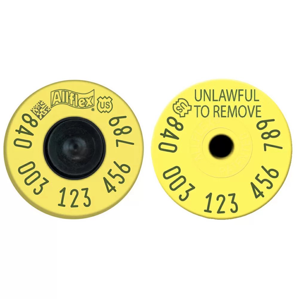 Allflex® USDA FDX EID Livestock Ear Tags - 20/Pkg