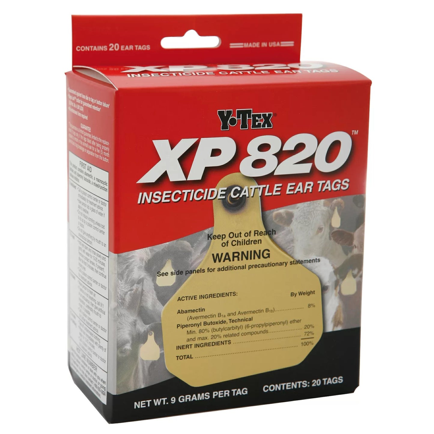 YTex® XP 820™ Insecticide Cattle Ear Tag