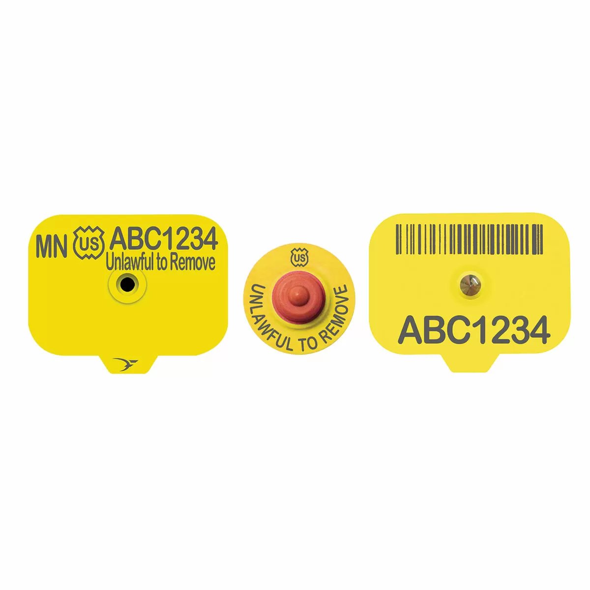 Destron Fearing™ USDA Swine Premise ID PIN Ear Tags - 25/Bag