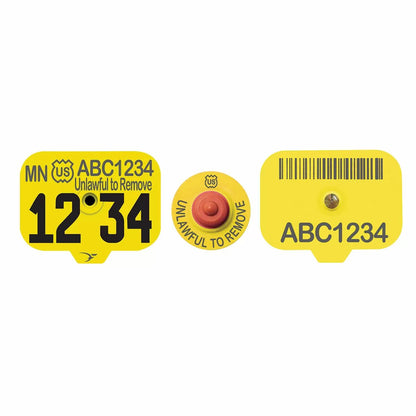 Destron Fearing™ USDA Swine Premise ID PIN Ear Tags - 25/Bag