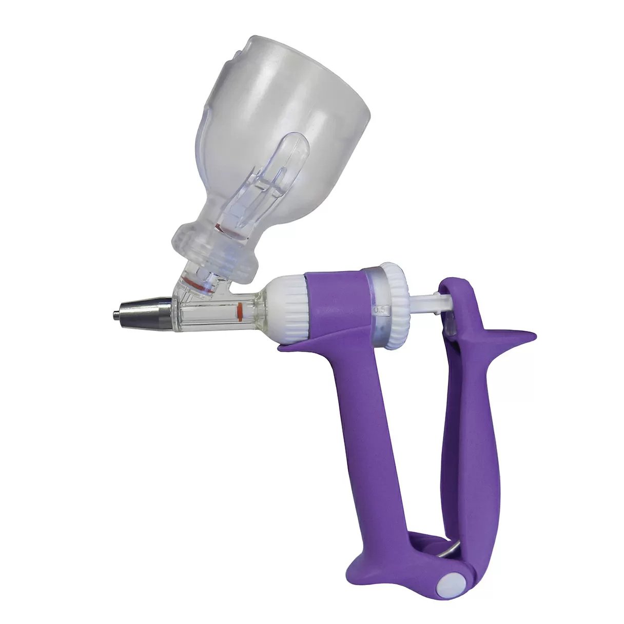 Simcro™ 2cc Forward Selectable Bottle Mount Syringe with Shroud