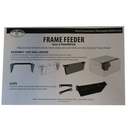 Little Giant® Beehive Frame Feeder