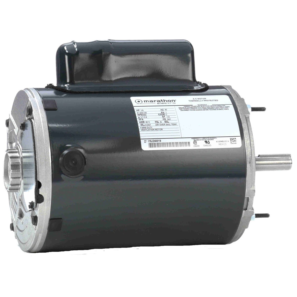 Marathon Electric Farm Duty Fan Motor - 1/2HP