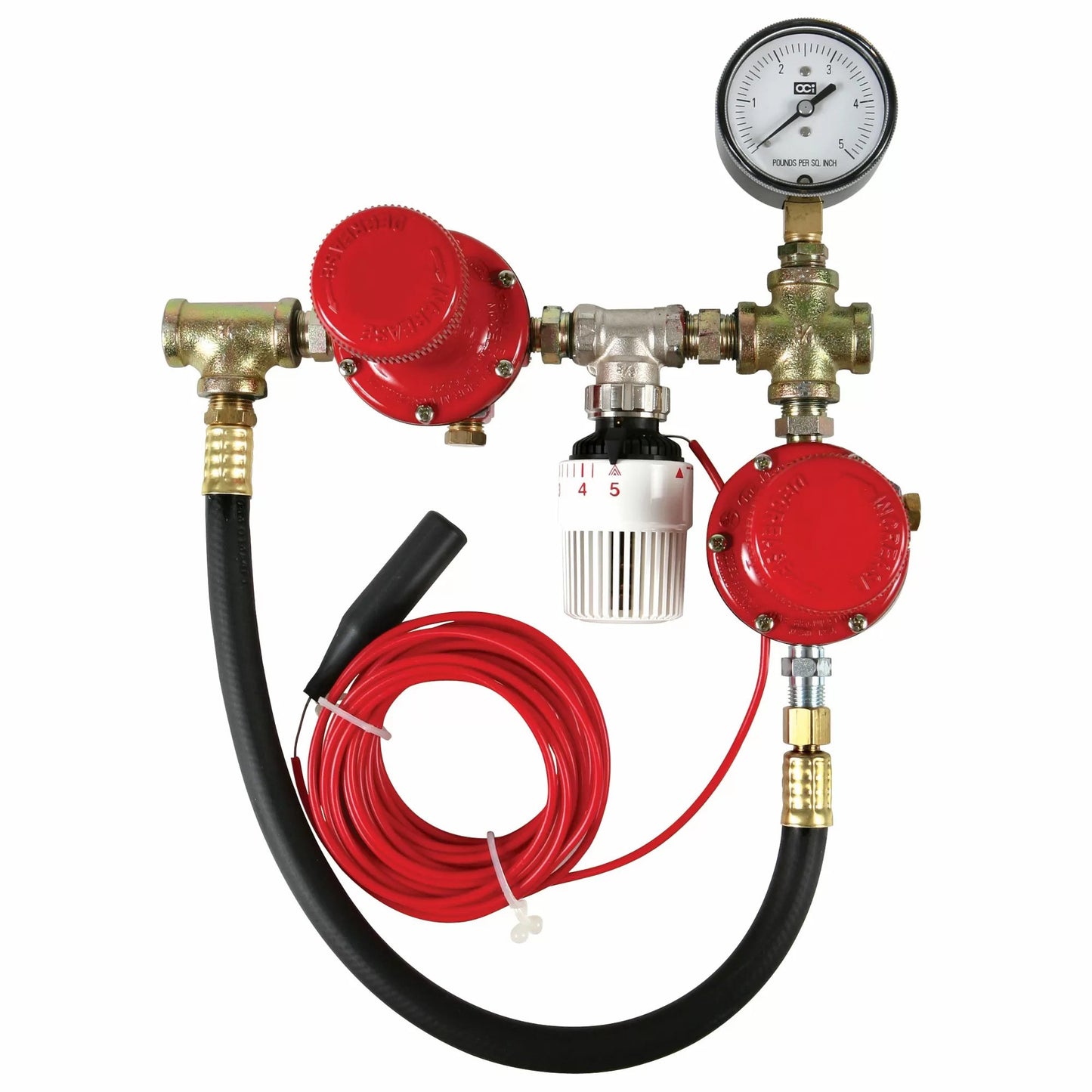 Thermostatic Control of Several Heaters - Hi/Lo Control with Thermal Unit