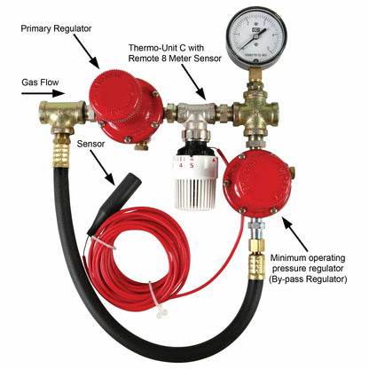 Thermostatic Control of Several Heaters - Hi/Lo Control with Thermal Unit