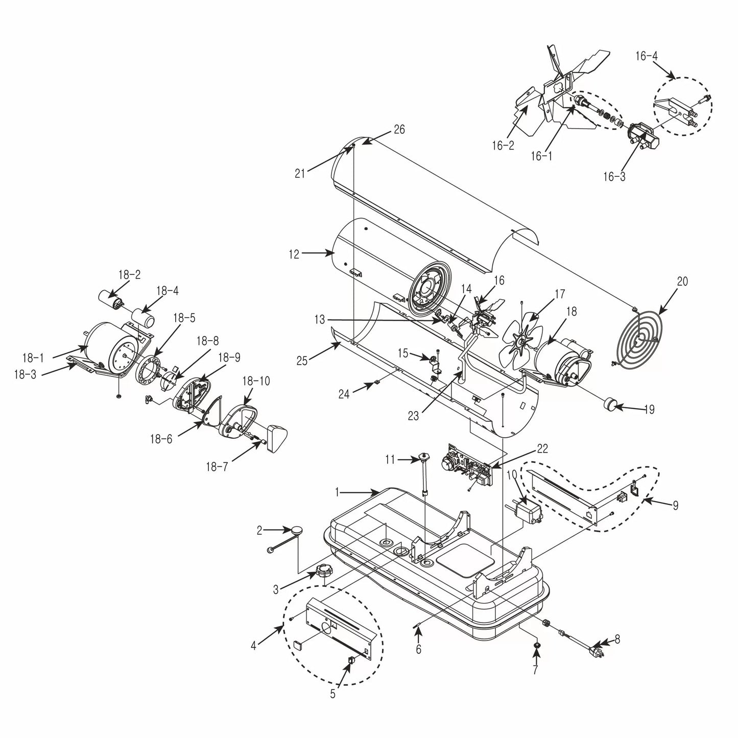 LB ® Tradesman® K Kerosene Heater