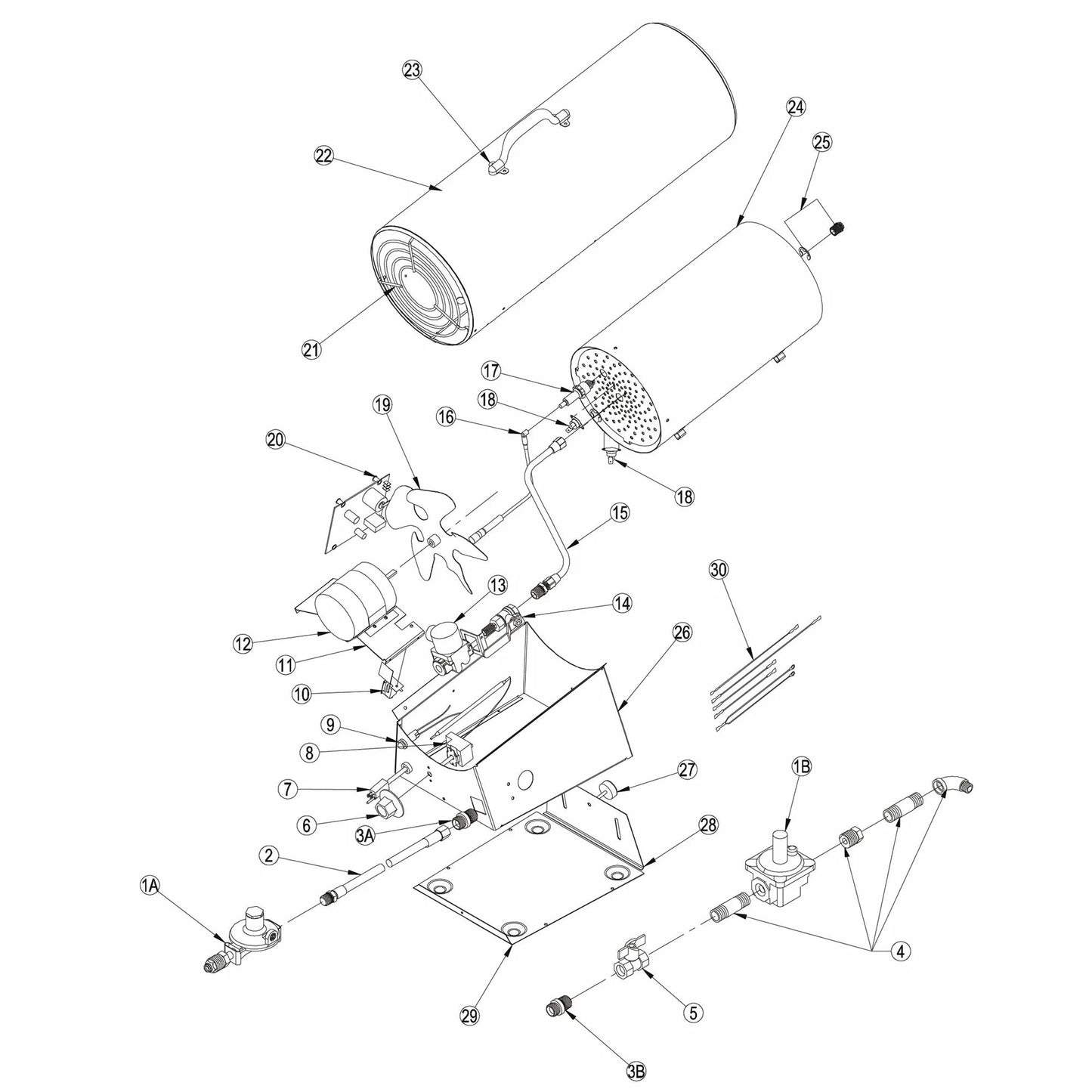 LB ® Tradesman® Portable Forced Air Heater