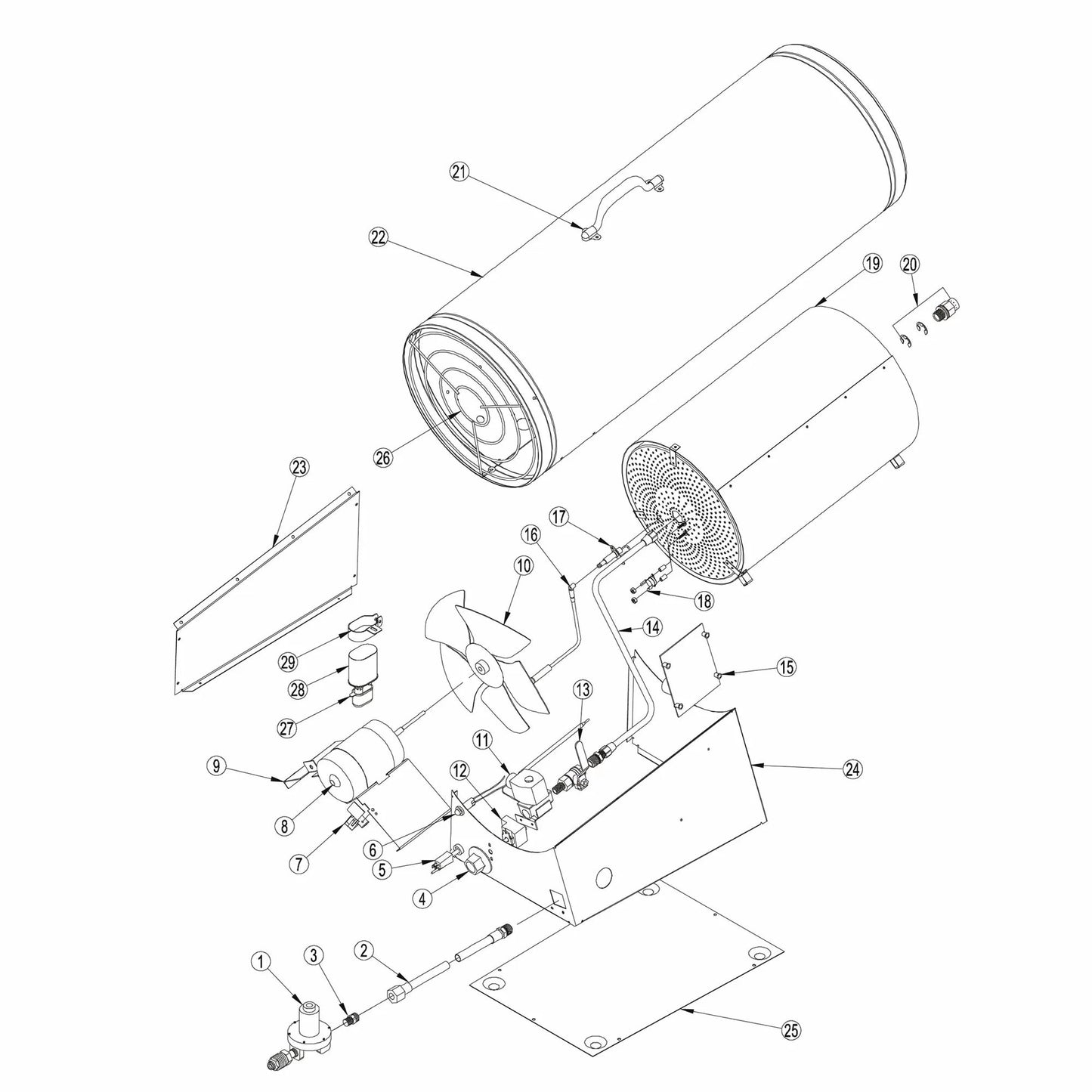 LB ® Tradesman® Portable Forced Air Heater